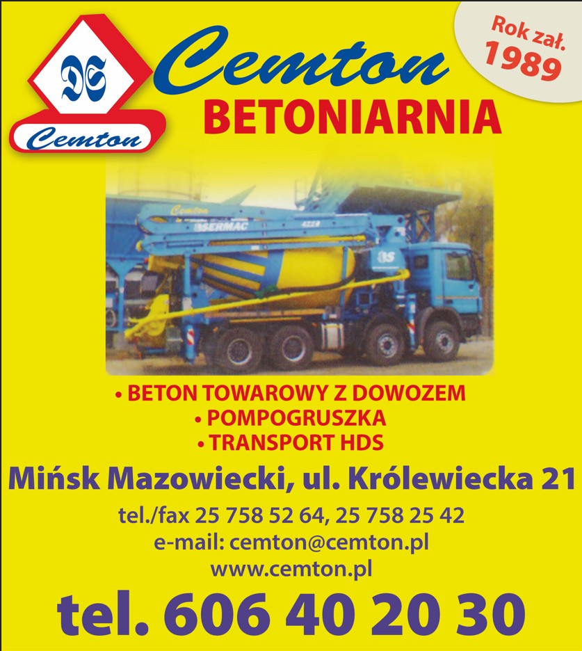 betoniarnia MIŃSK MAZOWIECKI